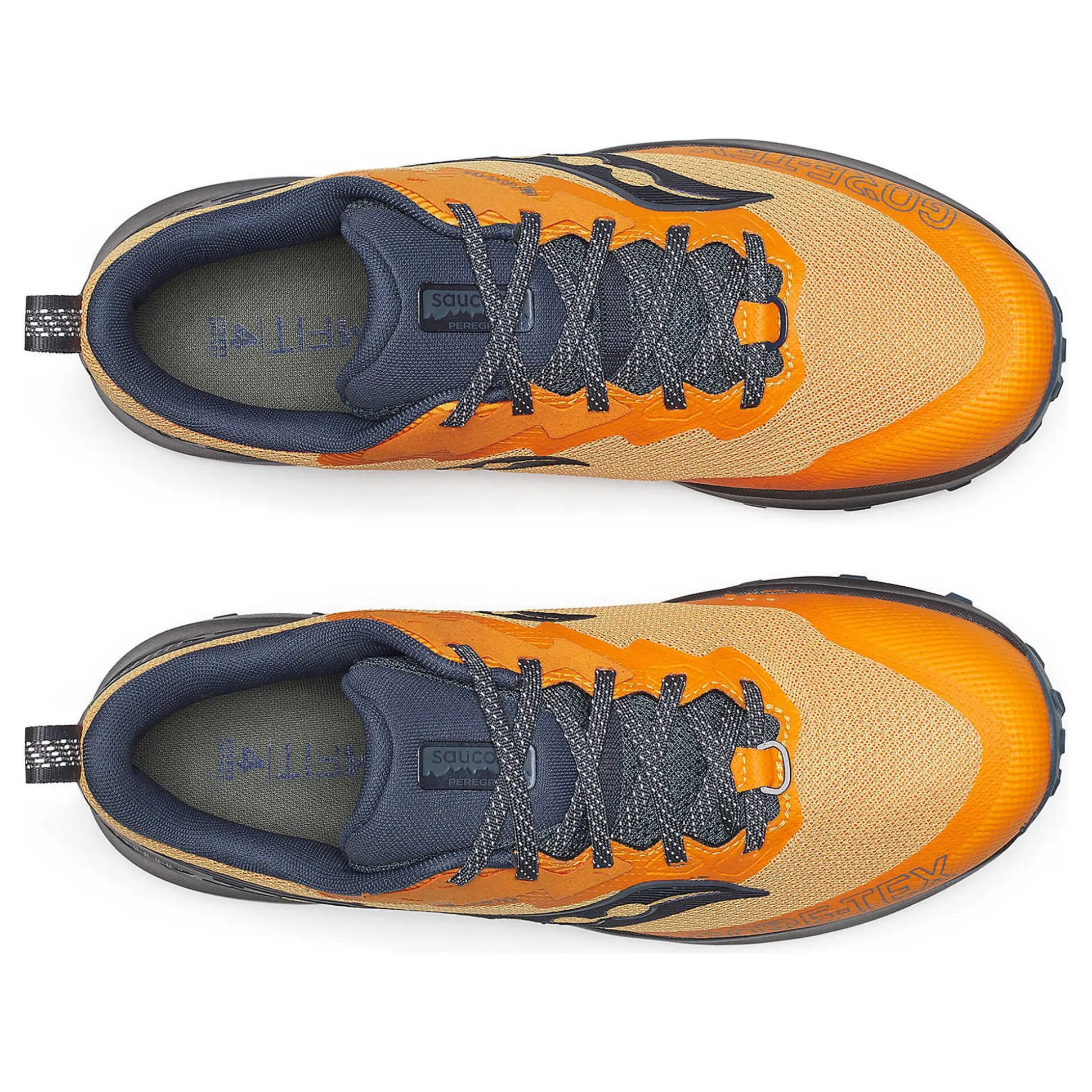 Cheap Peregrine 14 GTX Trail Running Shoe Men - Orange, Grey Running Shoes