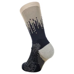 Best Performance Crew Running Socks - Blue, Beige Running Clothing