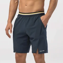 Fashion Performance Shorts Men - Dark Blue, Golden Yellow Shorts