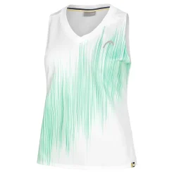 Cheap Performance Tank Top Women - White, Turquoise Tops