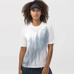 Shop Performance T-Shirt Women - White, Dark Blue Shirts