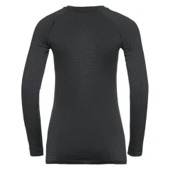 Fashion Performance Warm Eco BI Top Crew Neck Long Sleeve Women - Black, Anthracite Shirts