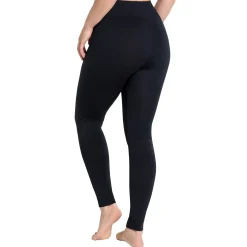 Fashion Performance Warm Eco Big Logo Bottom Long Tight Women - Black, Grey Pants|Running Clothing