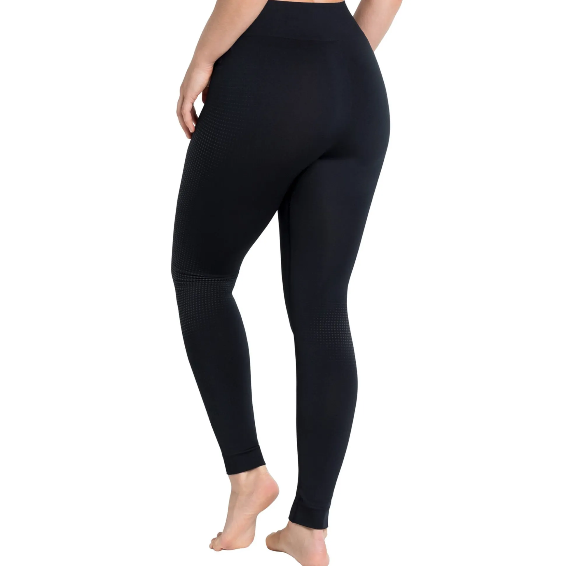 Fashion Performance Warm Eco Big Logo Bottom Long Tight Women - Black, Grey Pants|Running Clothing