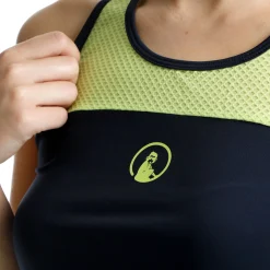 Clearance Perspectives Racerback Tank Top Women - Dark Blue Tops