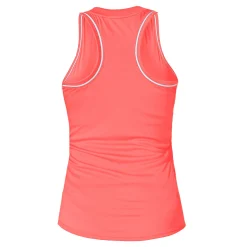 Hot Piping Tank Top Women - Coral, White Tops