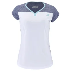 Best Play Cap Sleeve T-Shirt Women - White, Blue Shirts