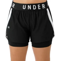 Flash Sale Play Up 2in1 Shorts Women - Black, White Shorts
