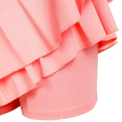 New Pleat Tier With Piping Skirt Women - Apricot, Black Skirts