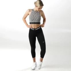 Shop Pro 365 3/4 Tight Women - Black, White Pants