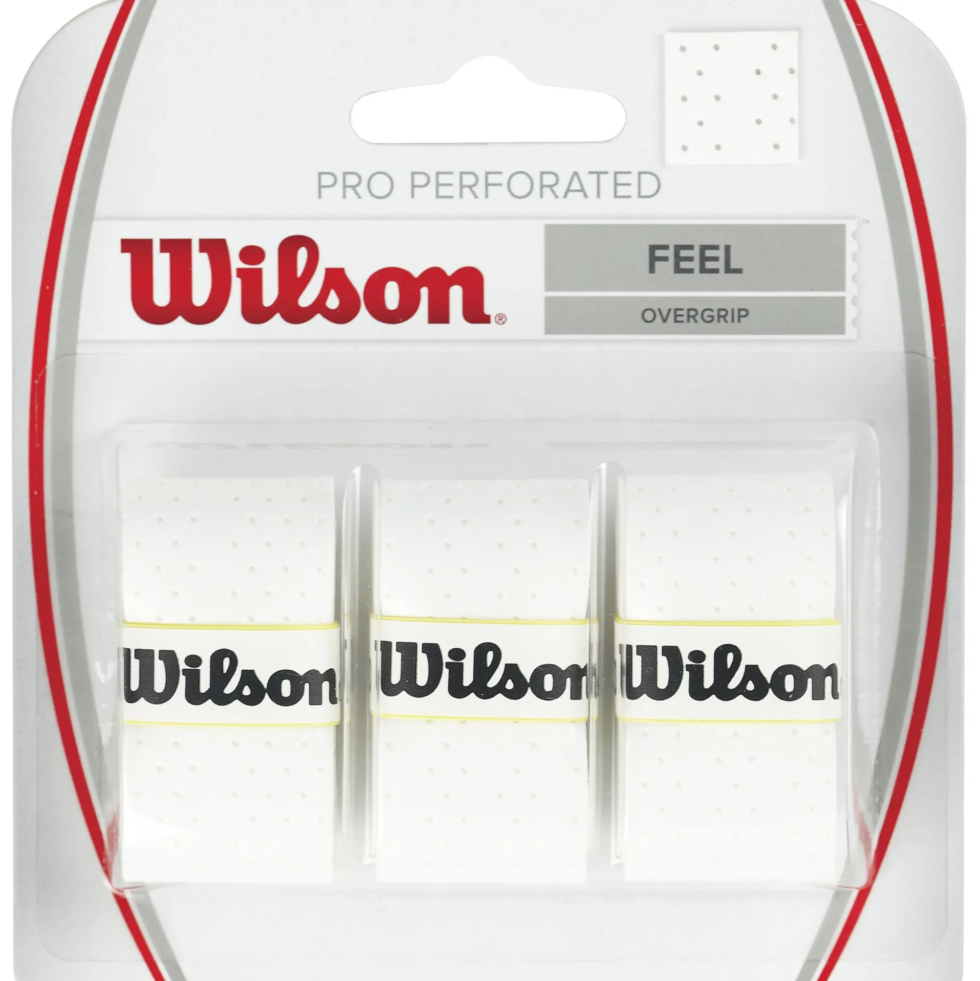 Best Pro Overgrip Perforated 3 Pack - White Grips
