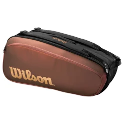 Clearance Pro Staff Super Tour V14 Racket Bag 9 Pack - Bronze Racket Bags
