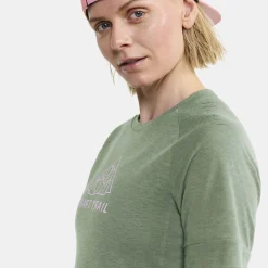 Sale Pro Trail Woolsleeve Running Shirt Women - Running Clothing