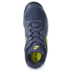 Fashion Propulse Clay Court Shoe Kids - Dark Blue, Neon Green Clay Court Shoes