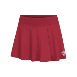 Sale Protected Leafs Wavy Skirt Women - Dark Red Skirts