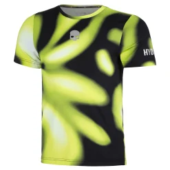 Online Psychedelic Tech T-Shirt Men - Green, Black Shirts