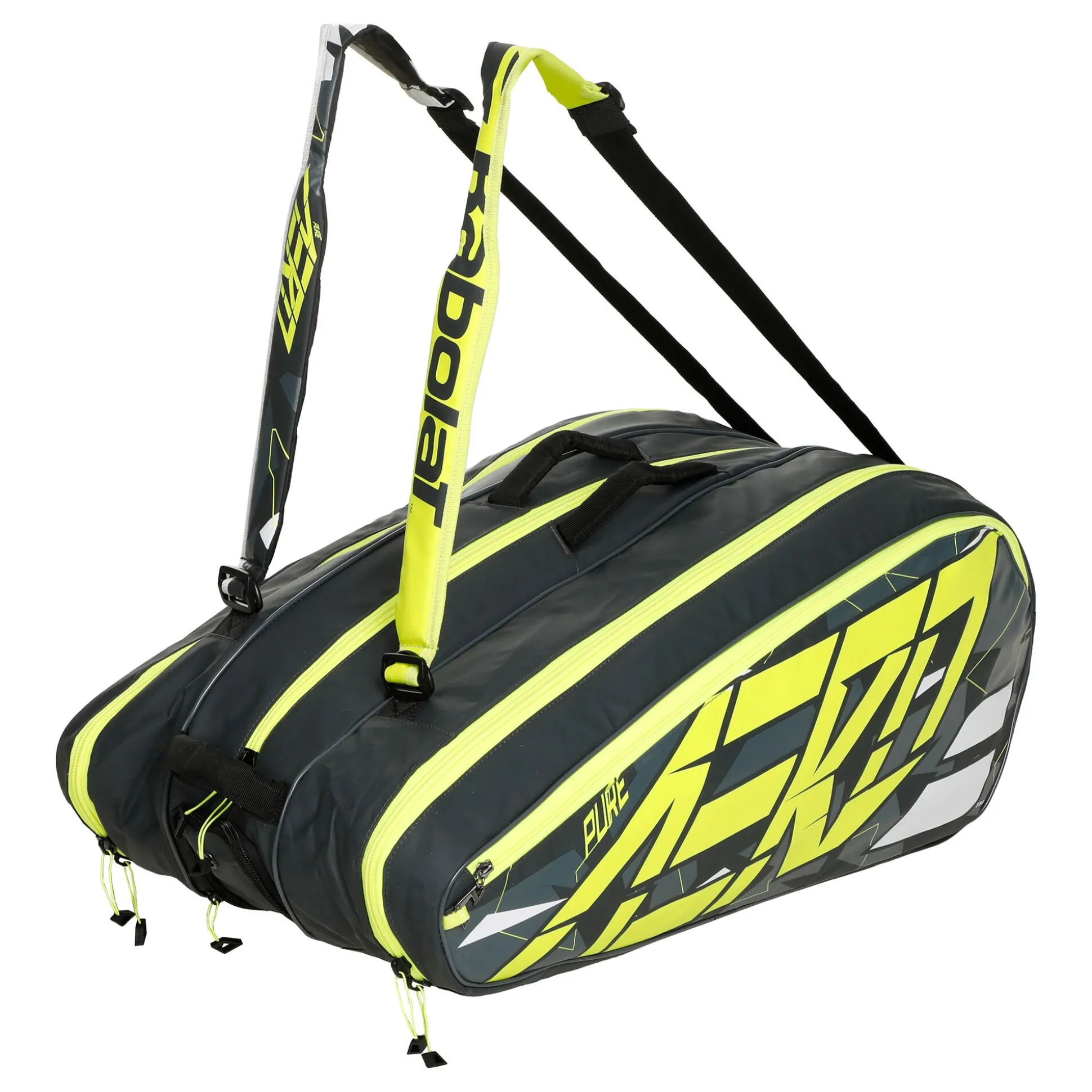 Flash Sale Pure Aero RH X 12 Racket Bag - Anthracite, Yellow Racket Bags