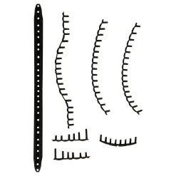 Online Pure Strike 100 Grommet Set - Black Racket Accessories