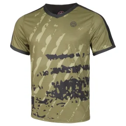 Outlet Pure Wild V-Neck T-Shirt Men - Olive, Dark Grey Shirts