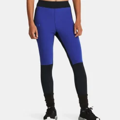 Cheap Qualifier Cold Tight Women - Black, Blue Pants|Running Clothing
