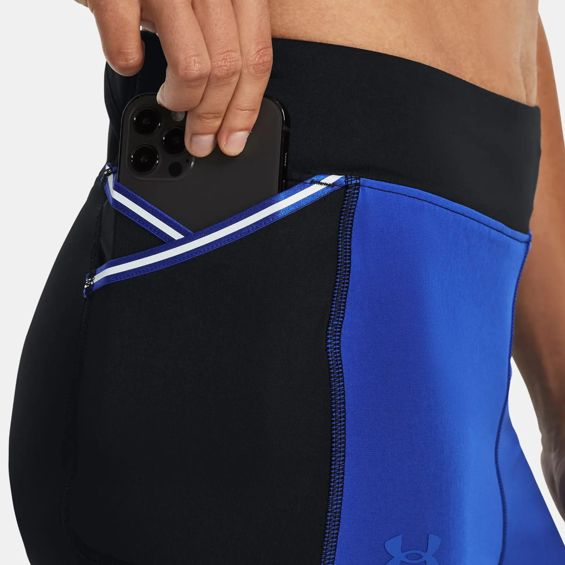 Cheap Qualifier Cold Tight Women - Black, Blue Pants|Running Clothing