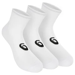 Sale Quarter Sports Socks 3 Pack - White, Black Socks