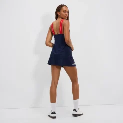New Quincy Tank Top Women - Dark Blue, Red Tops