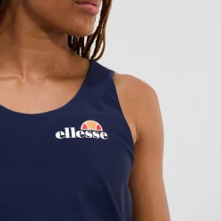 New Quincy Tank Top Women - Dark Blue, Red Tops