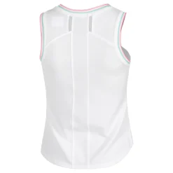 Shop Retro Deco Tank Top Women - White Tops