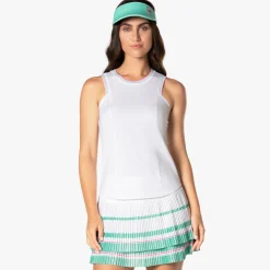 Shop Retro Deco Tank Top Women - White Tops