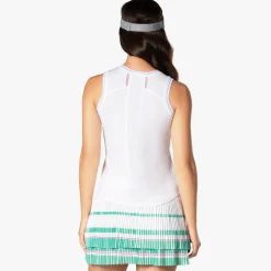 Shop Retro Deco Tank Top Women - White Tops