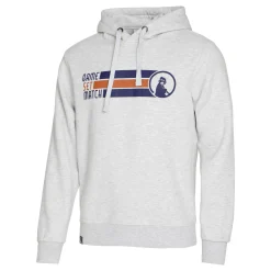 Store Retro Stripe Block Hoody Men - Lightgrey, Multicoloured Hoodies & Sweaters