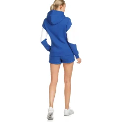 Cheap Retro Stripe Hoody Women - Blue, Multicoloured Hoodies & Sweaters