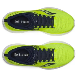 Store Ride 17 Neutral Running Shoe Men - Lemon, Blue Running Shoes