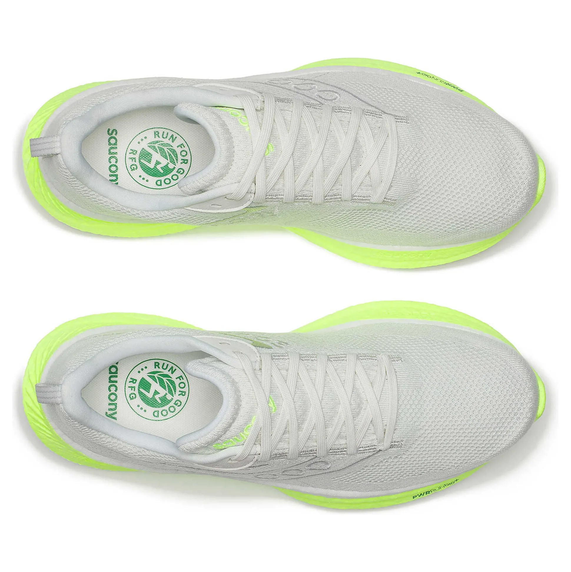 Hot Ride RFG Neutral Running Shoe Men - White, Neon Green Running Shoes