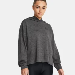 Cheap Rival Terry OS Hoody Women - Dark Grey Hoodies & Sweaters