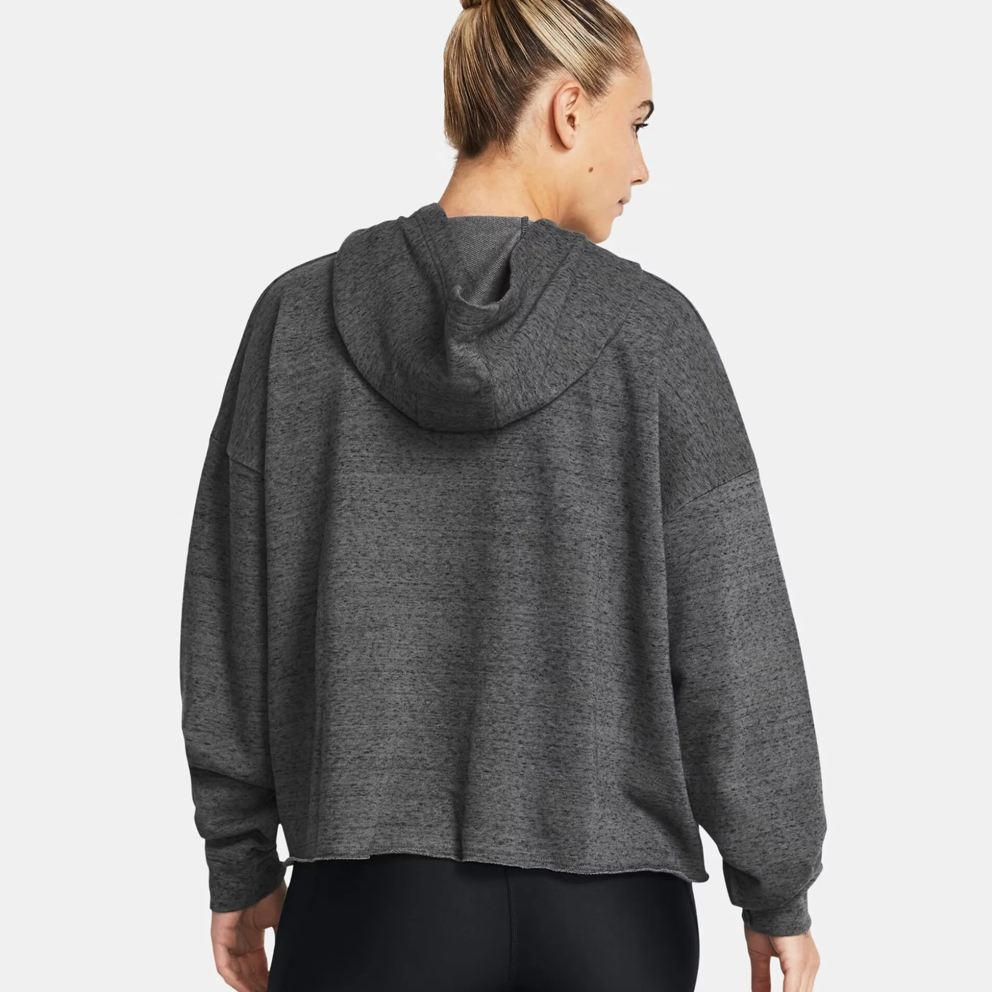 Cheap Rival Terry OS Hoody Women - Dark Grey Hoodies & Sweaters