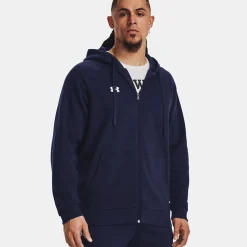 Cheap Rival Zip Hoodie Men - Dark Blue Jackets