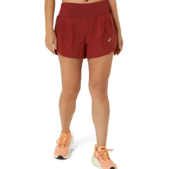 Hot Road 3.5In Running Shorts Women - Dark Red Running Clothing