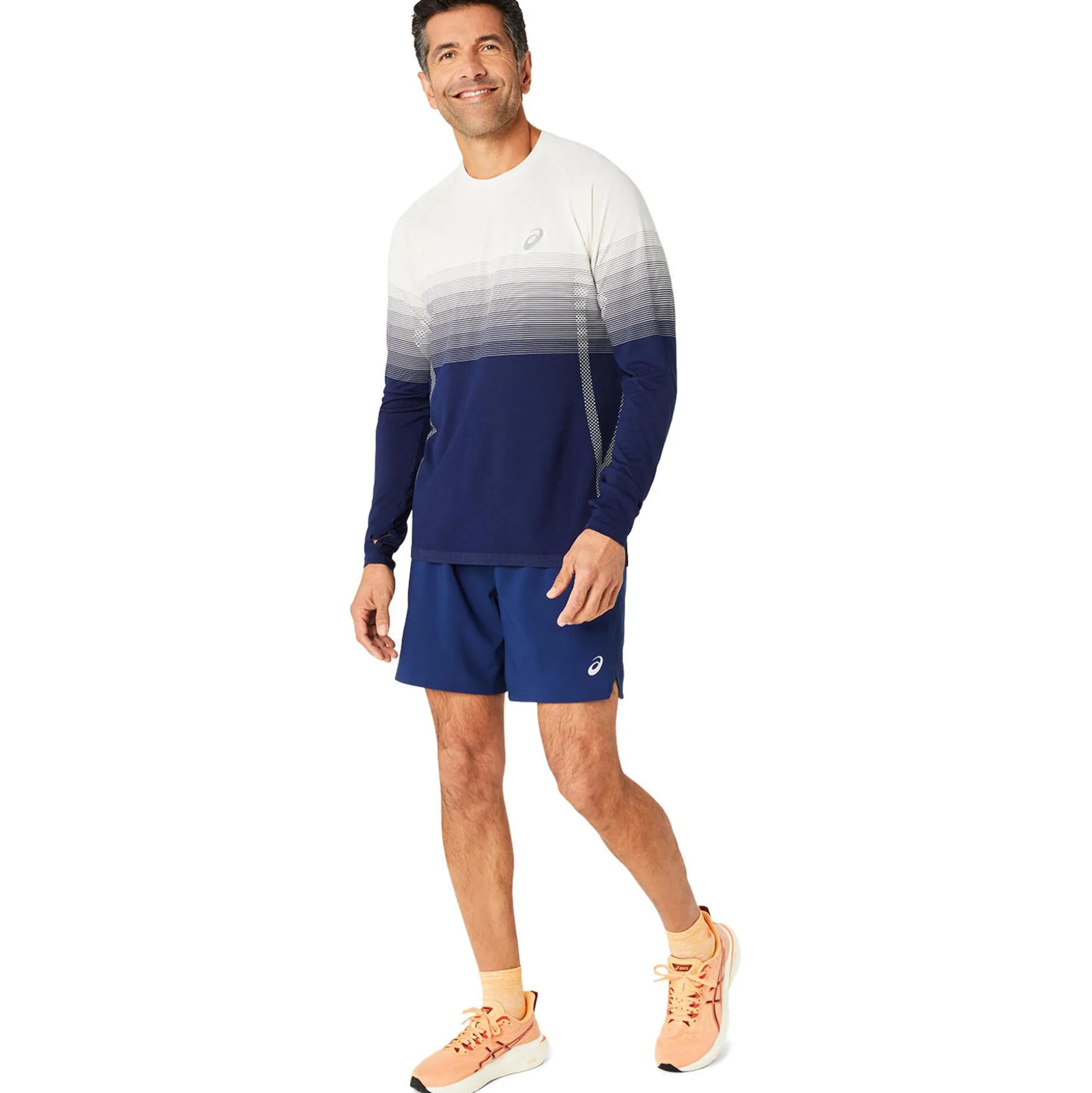 Store Road 2-N-1 7In Running Shorts Men - Dark Blue Running Clothing