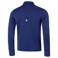 Best Sale Road Winter 1/2 Zip Running Shirt Men - Dark Blue Running Clothing