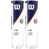 Clearance Roland Garros All Court 2x 4 Ball Tube Regular Balls