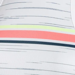 Best Royale Stripe Rib Tank Top Women - White, Multicoloured Tops
