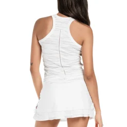Best Royale Stripe Rib Tank Top Women - White, Multicoloured Tops
