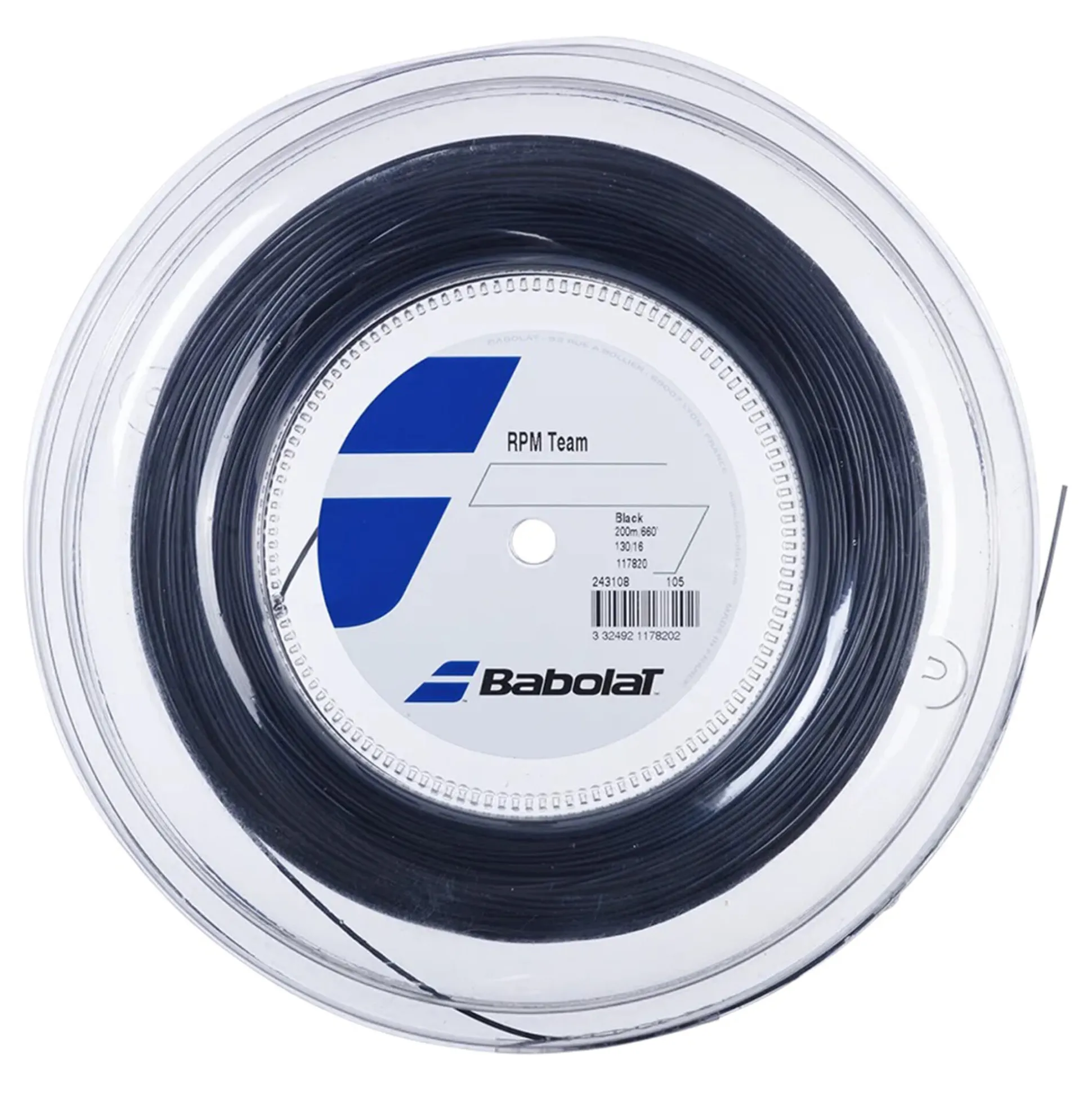 Clearance RPM Team String Reel 200m - Black String Reels