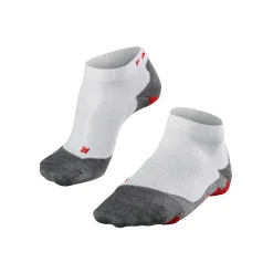 New RU5 Race Short Running Socks Women - White, Grey Running Clothing