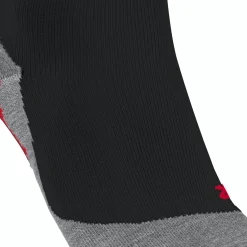 Outlet RU5 Running Socks Men - Black, Red Running Clothing