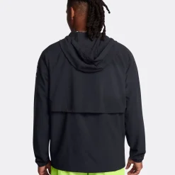 Sale Run Anywhere Anorak Running Jacket Men - Black, Green Running Clothing