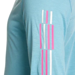 Cheap Run Anywhere Breeze Long Sleeve Men - Blue, Pink Shirts