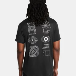 Sale Run Anywhere Running Shirt Men - Black, Grey Running Clothing